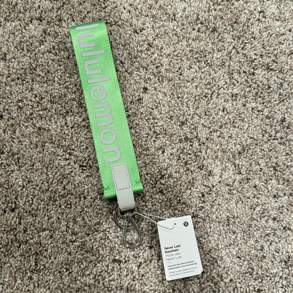 Lululemon Never Lost Keychain